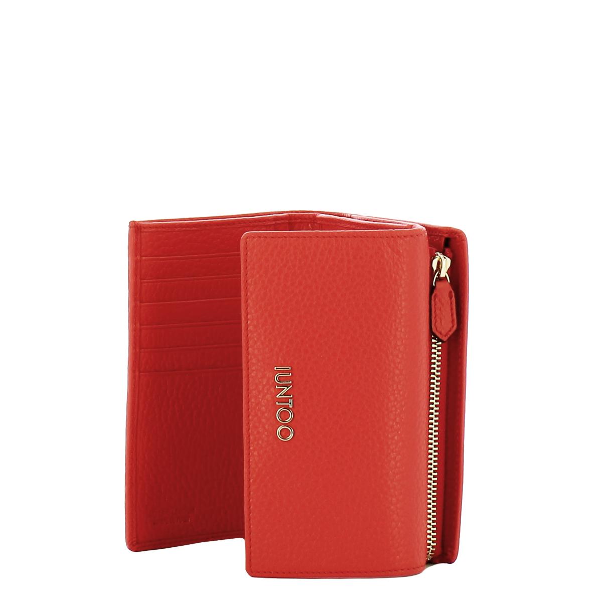 Iuntoo Portafoglio Medio con Patta Armonia Arancio - 3