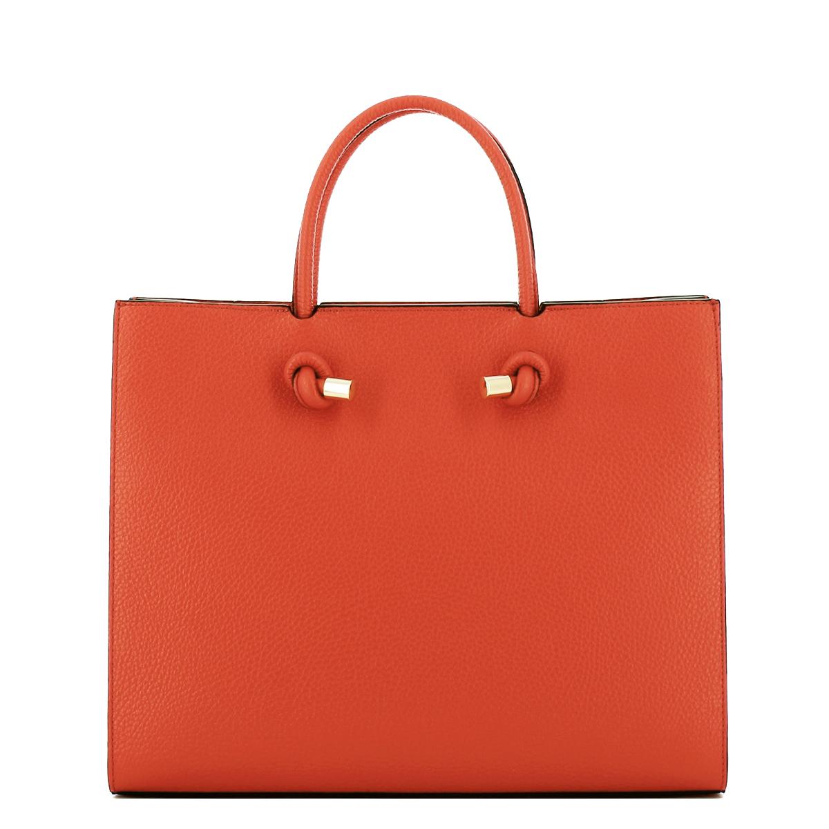 Iuntoo Borsa a mano Grande Nodo Armonia Arancio - 3