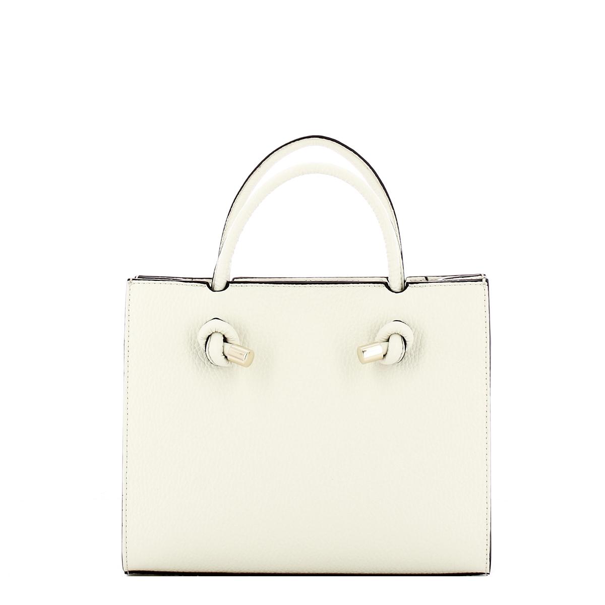 Iuntoo Borsa a mano Piccola Nodo Armonia Bianco - 2