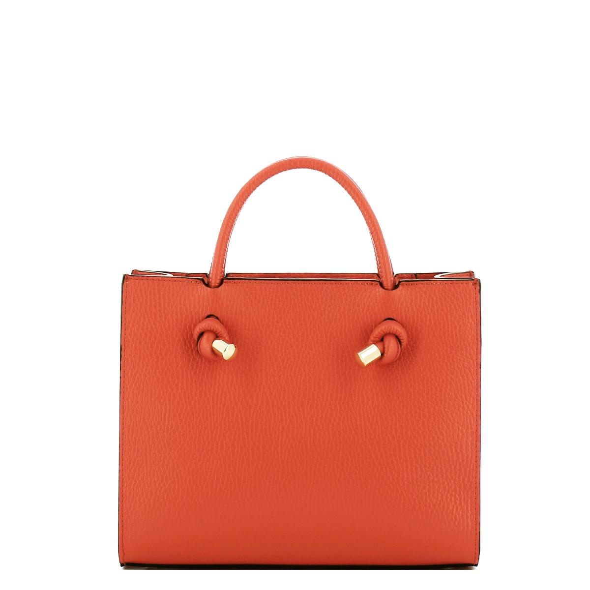 Iuntoo Borsa a mano Piccola Nodo Armonia Arancio - 3