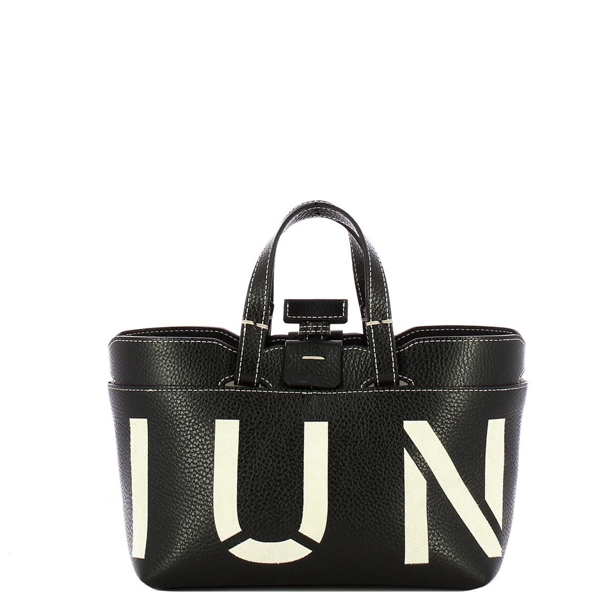 Iuntoo Shopping Sibilla Mini Logo Nero+Panna - 1