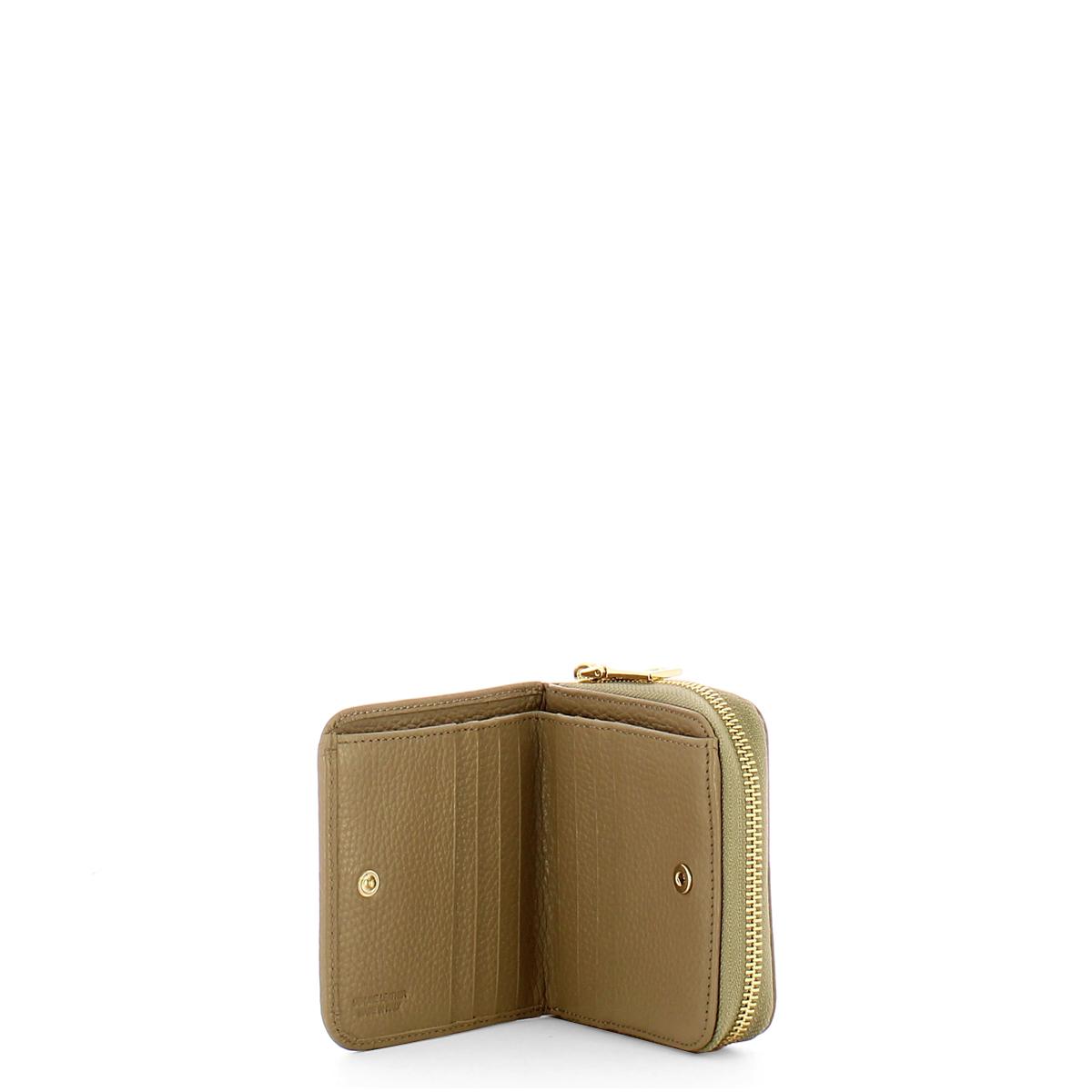 Iuntoo Portafoglio Piccolo con zip Armonia Grigio Fossile - 3