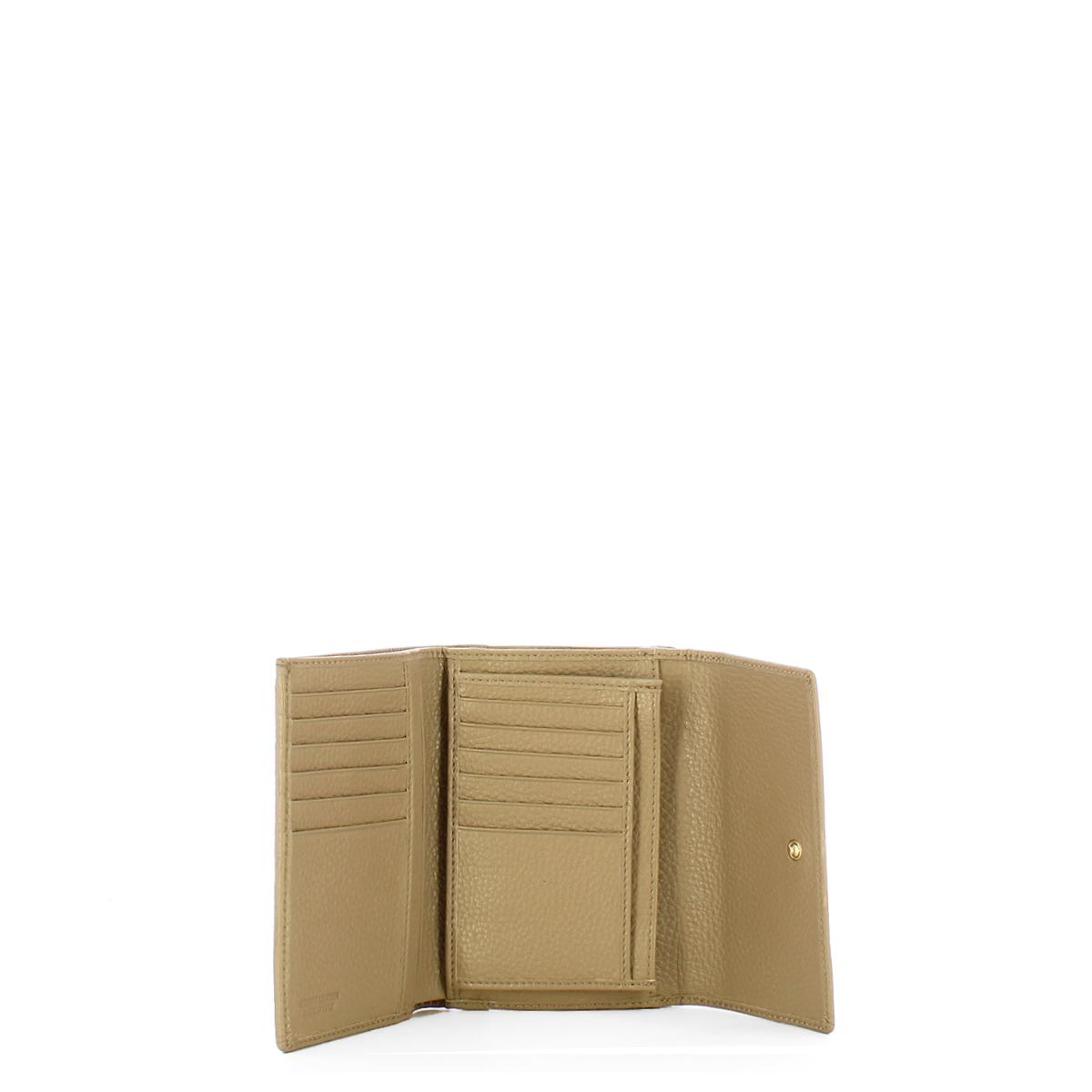 Iuntoo Portafoglio Medio con Patta Armonia Grigio Fossile - 3