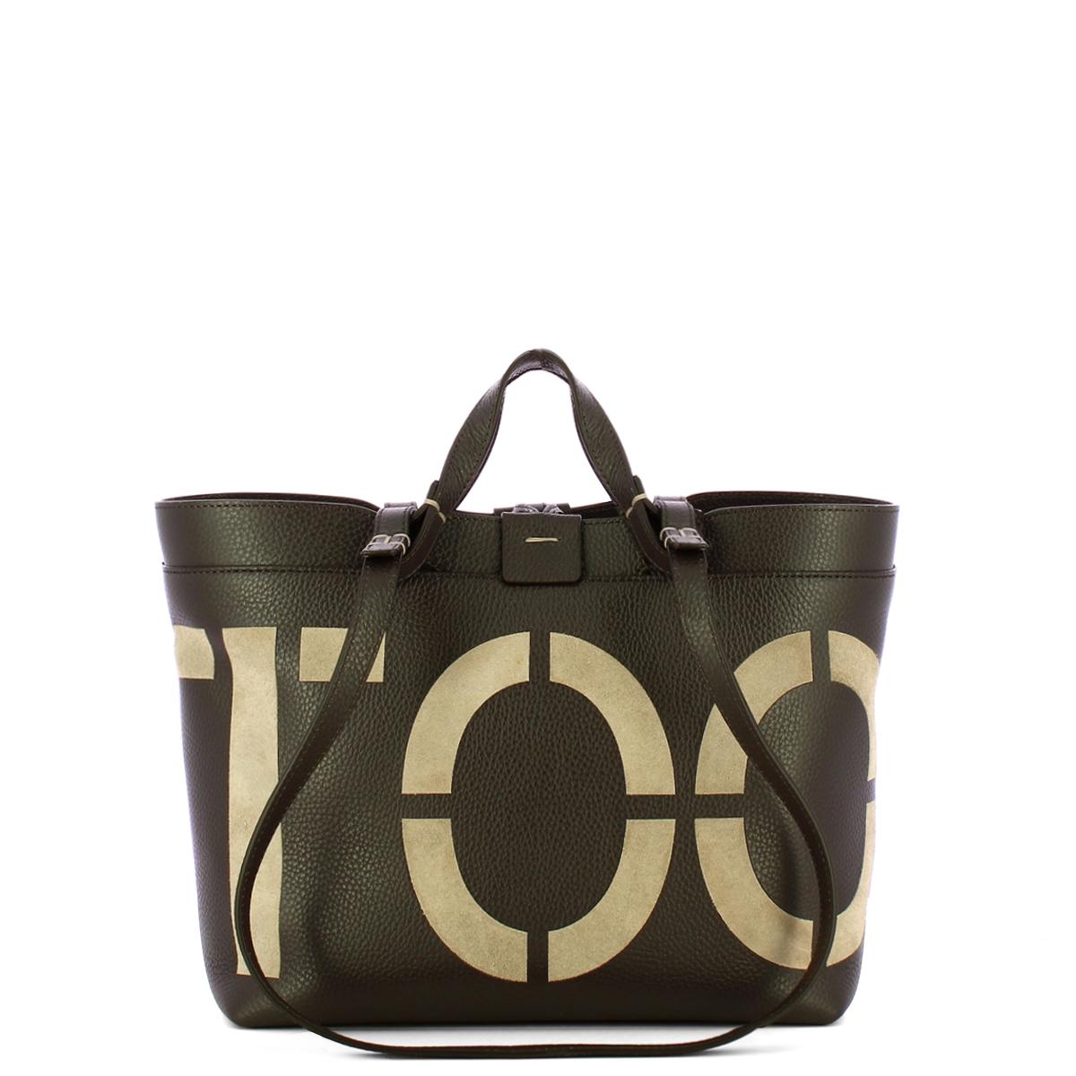 Iuntoo Shopping Sibilla Piccola Intarsio Cioccolato Taupe - 3