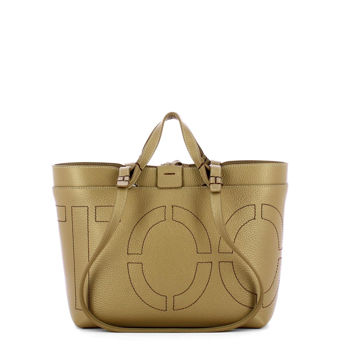 Iuntoo Shopping Sibilla Piccola Impunture Grigio Fossile - 3