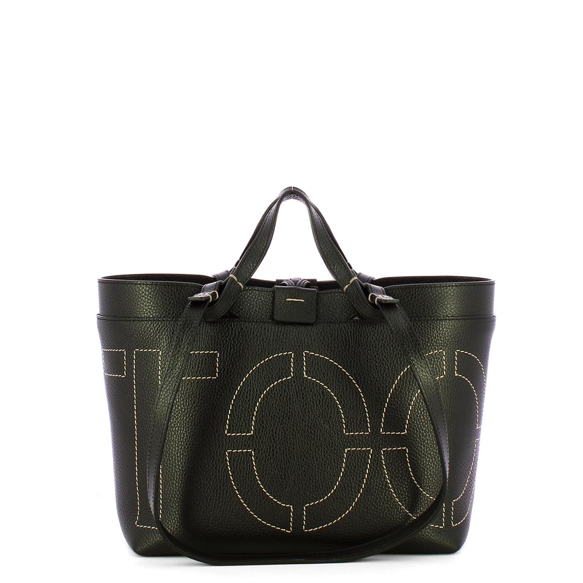 Iuntoo Shopping Sibilla Piccola Impunture Nero - 3