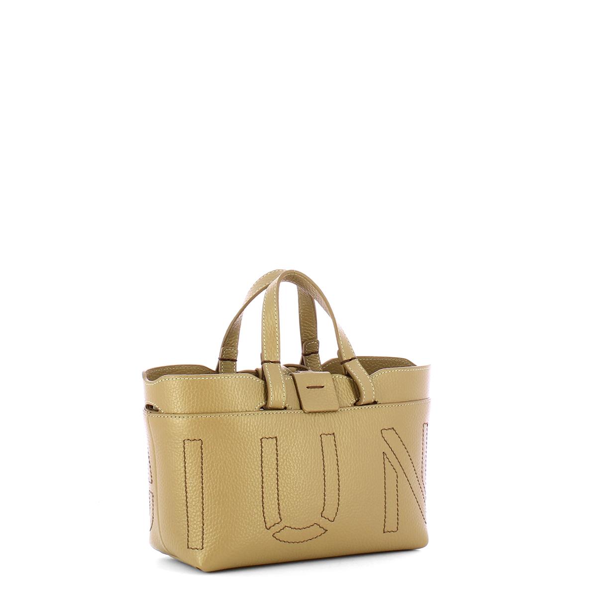 Iuntoo Shopping Sibilla Mini Impunture Grigio Fossile - 2