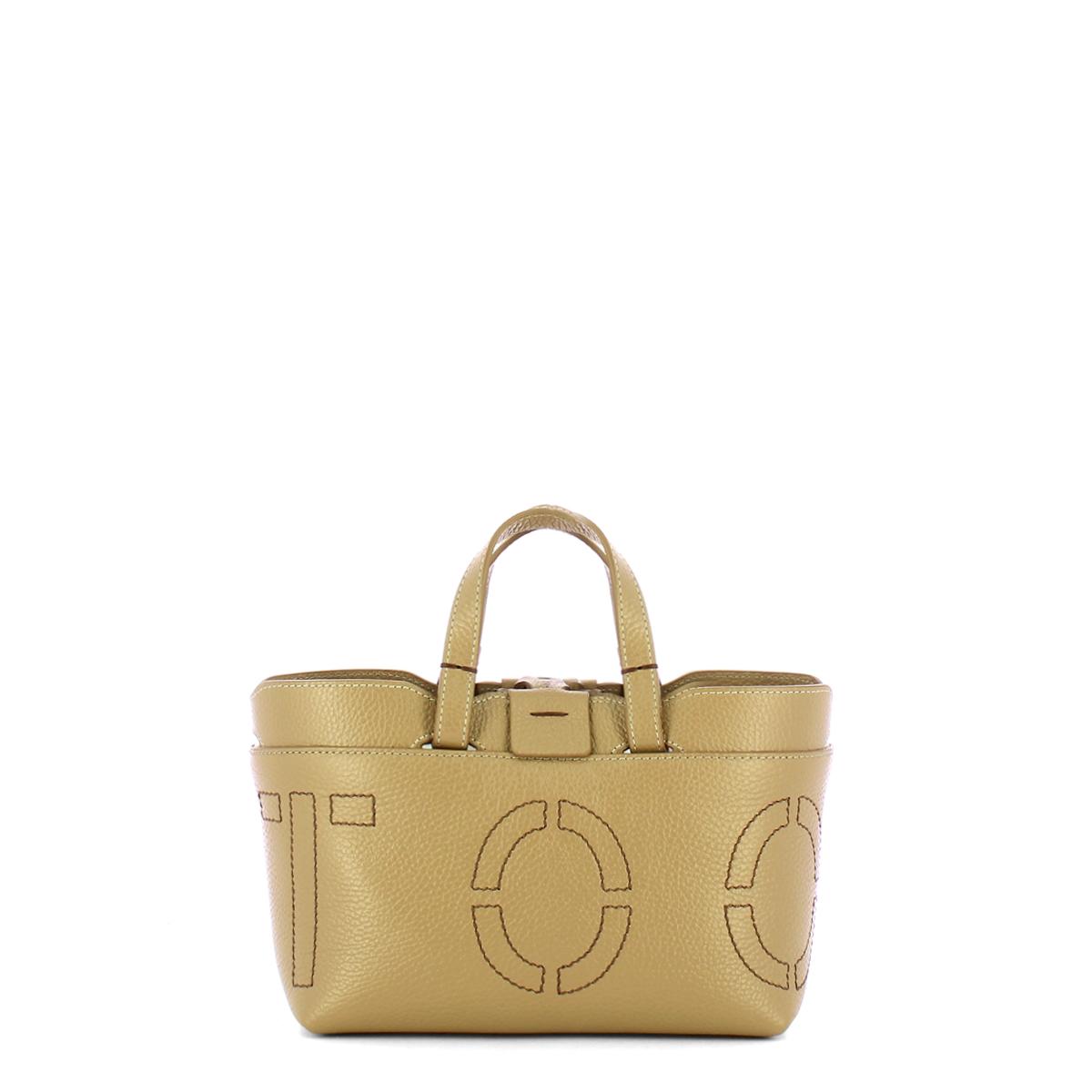 Iuntoo Shopping Sibilla Mini Impunture Grigio Fossile - 3