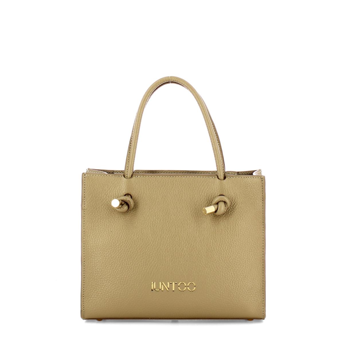 Iuntoo Borsa a mano Piccola Nodo Armonia Grigio Fossile - 1