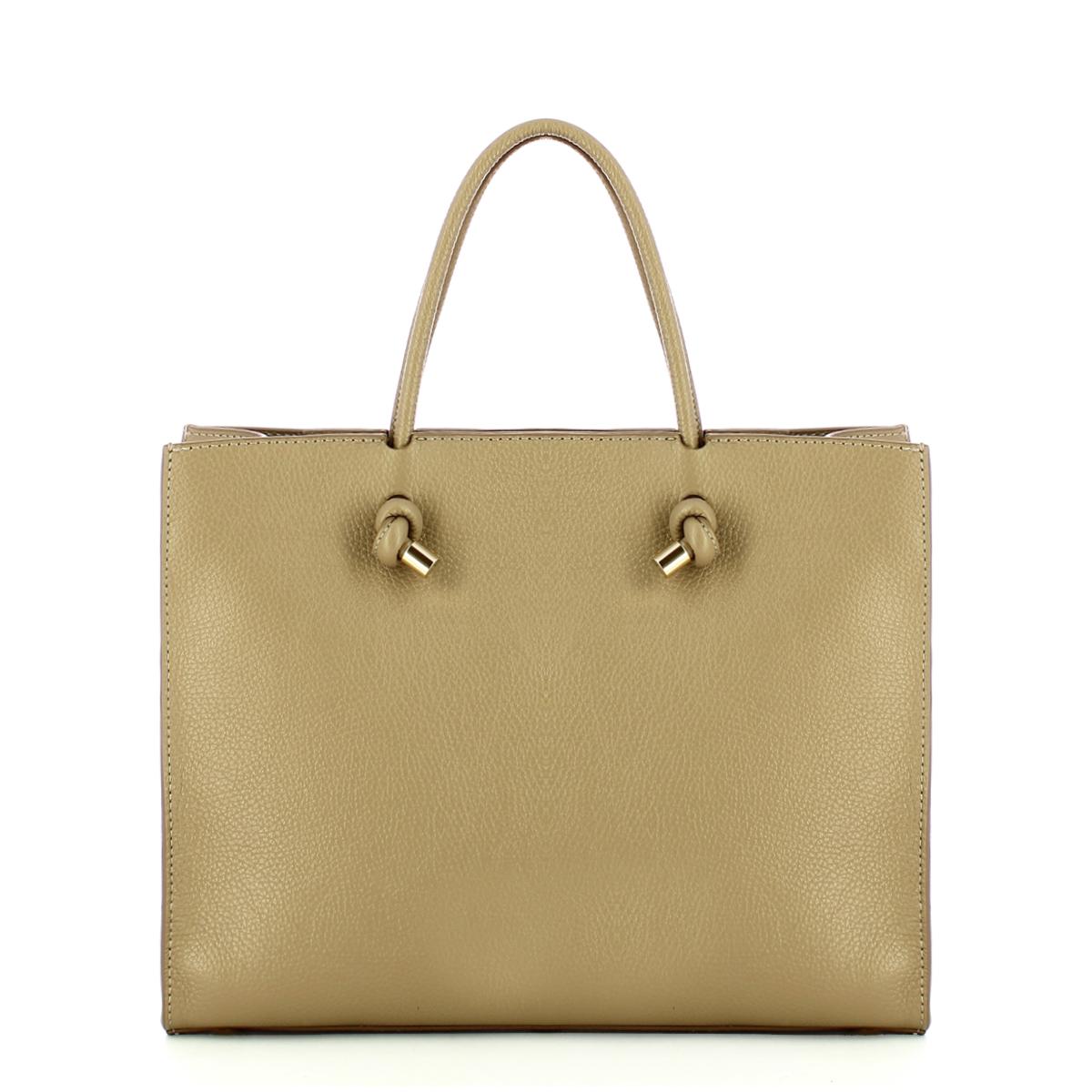 Iuntoo Borsa a mano Nodo Armonia Grande Grigio Fossile - 3