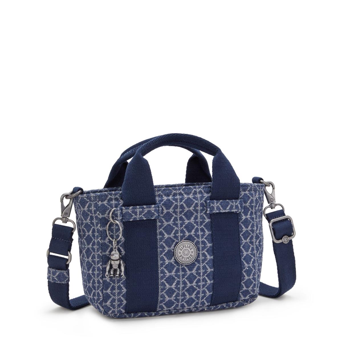 Kipling Borsa a mano Ritta Mini Signature Denim - 5