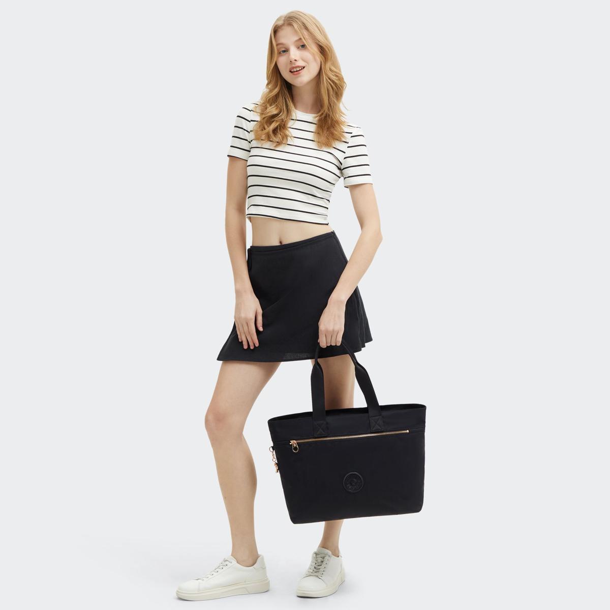 Kipling Borsa a spalla Colissa Zip Black Rose Spice - 2