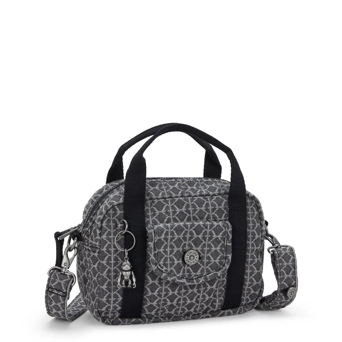 Kipling Borsa a mano Kazia Grey Denim Jaquard - 2