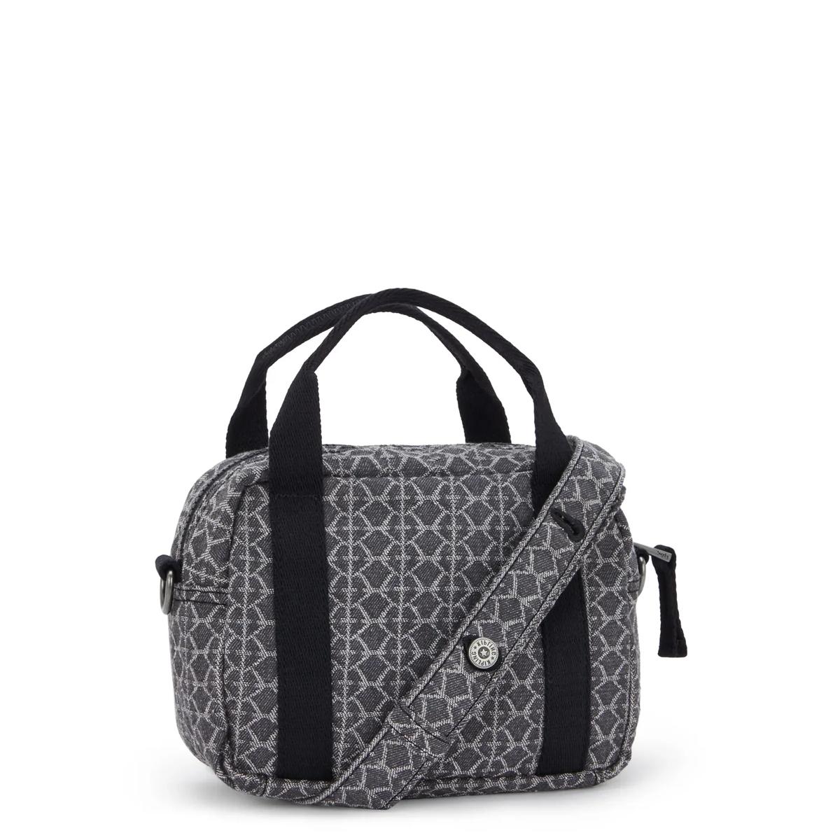 Kipling Borsa a mano Kazia Grey Denim Jaquard - 3