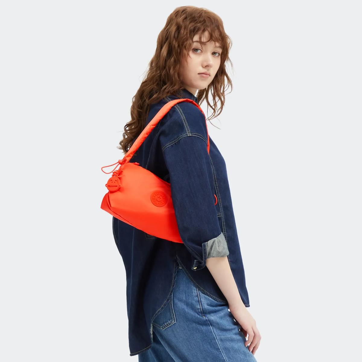 Kipling Borsa a spalla Eleni Open Orange - 7