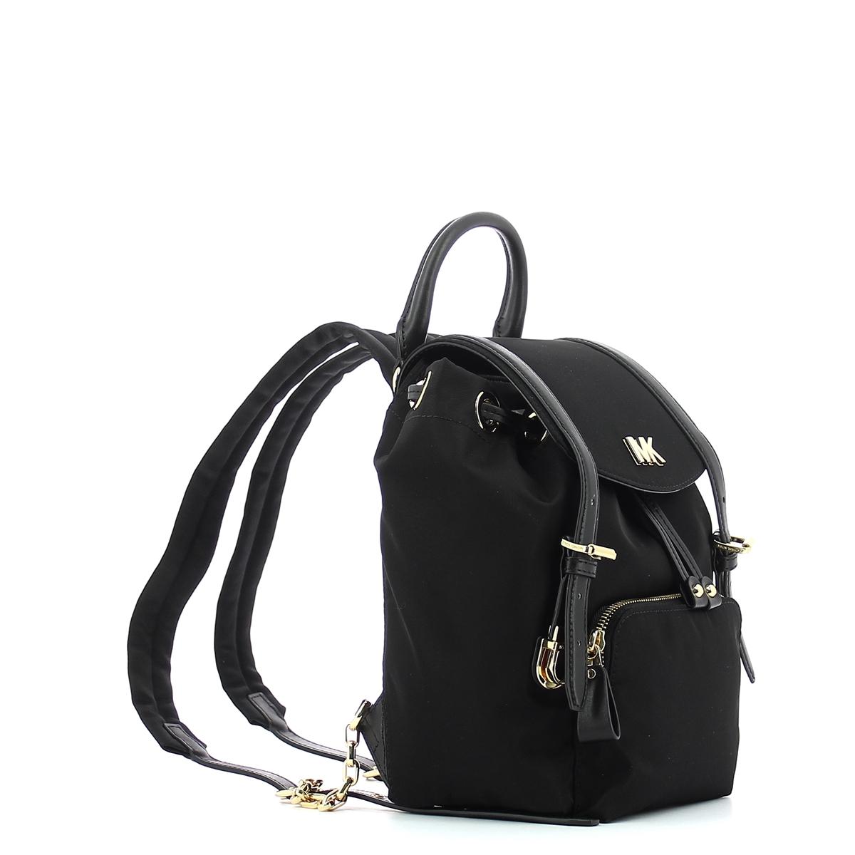 Beacon Small Nylon Backpack-BLACK-UN