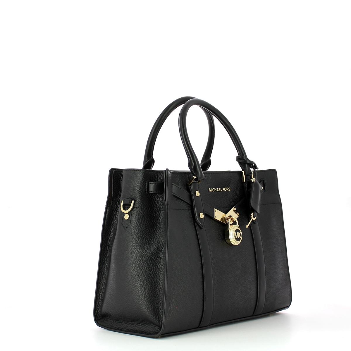 Michael Kors Borsa a mano Nouveau Hamilton Large in pelle martellata - 2