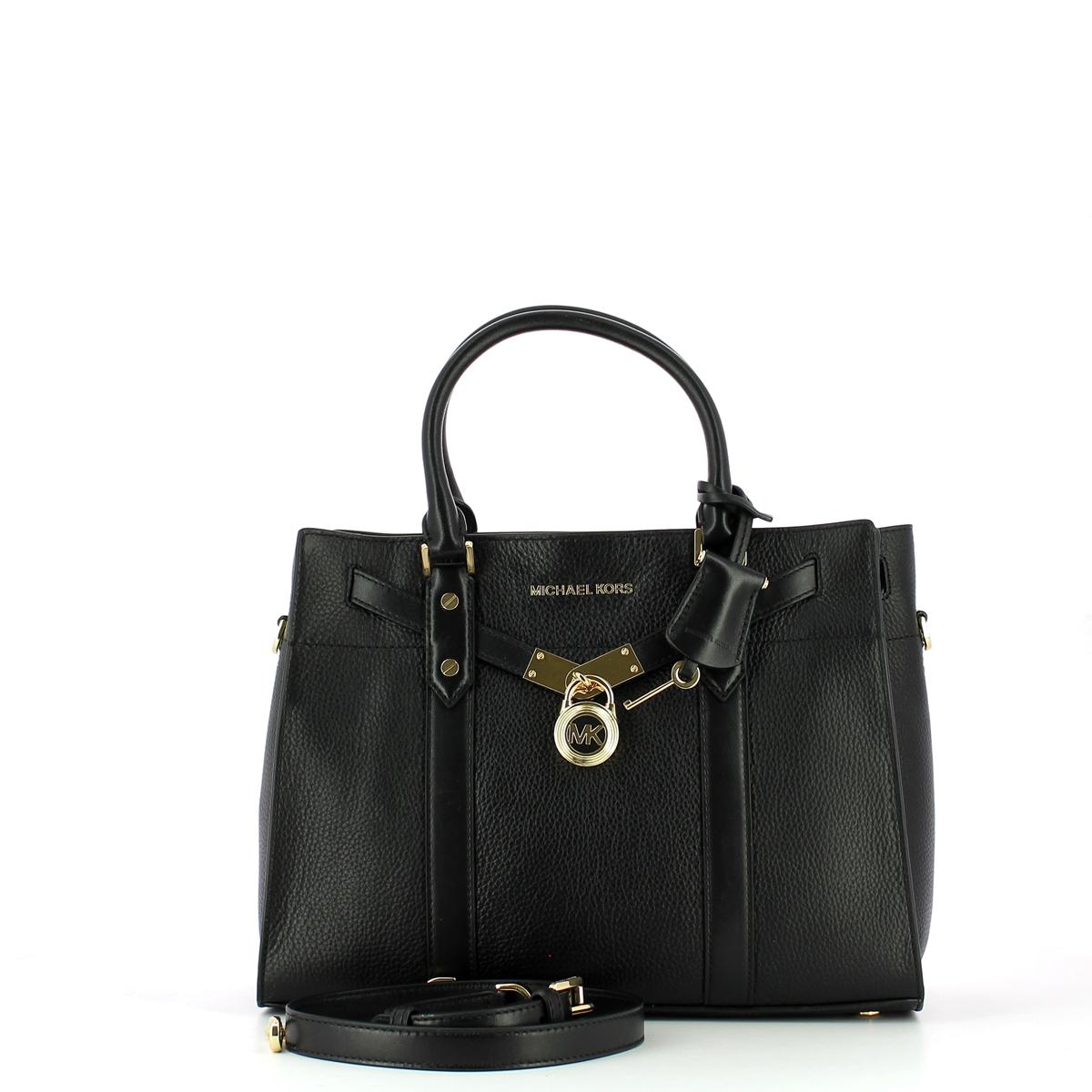 Michael Kors Borsa a mano Nouveau Hamilton Large in pelle martellata - 4