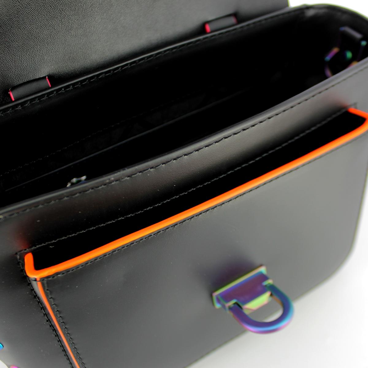 Michael Kors Manhattan Contrast-Trim Medium Satchel - 6