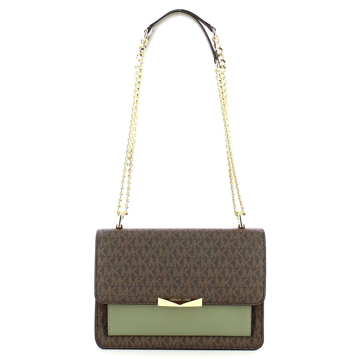 Michael Kors Borsa a tracolla Jade Large logata - 1
