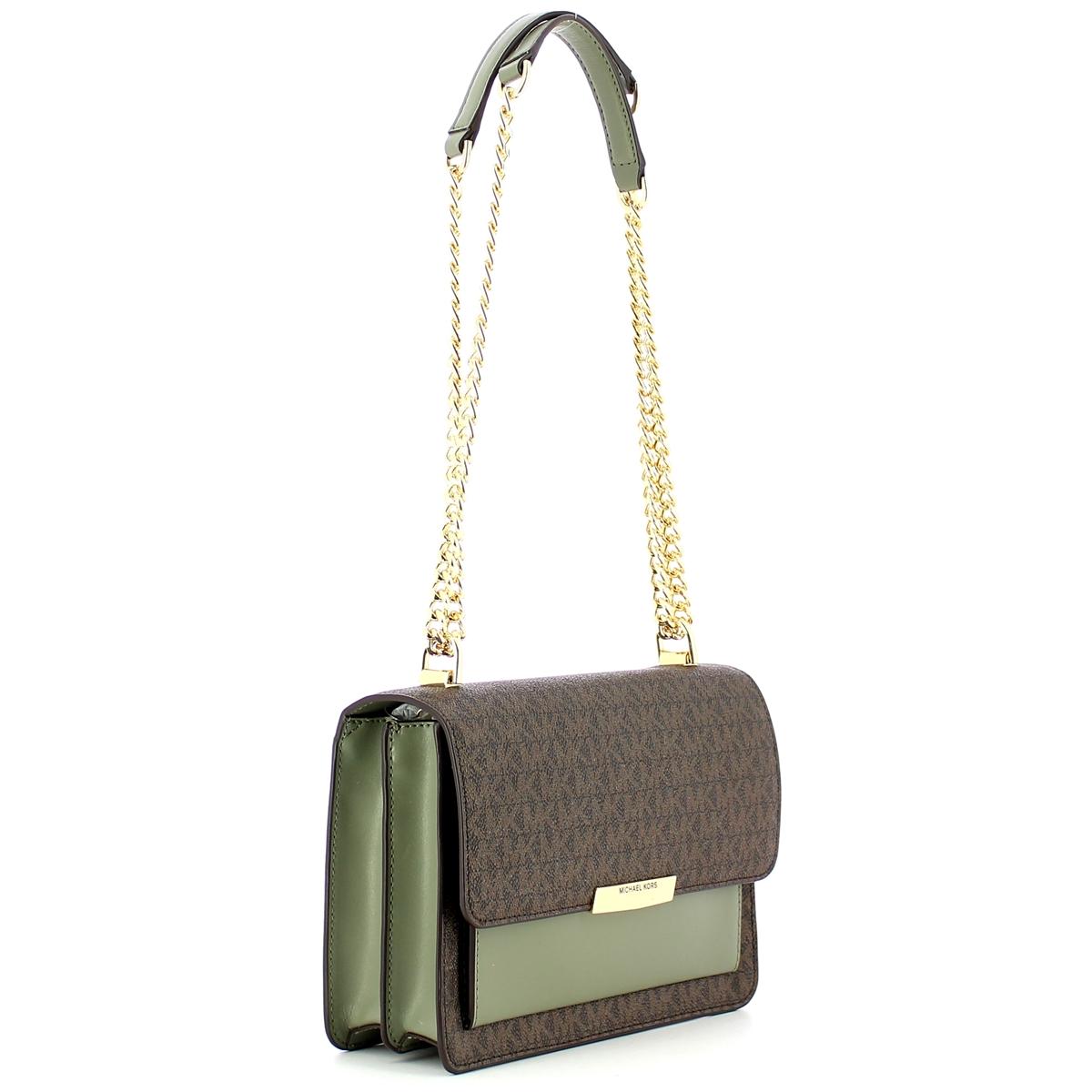 Michael Kors Borsa a tracolla Jade Large logata - 2