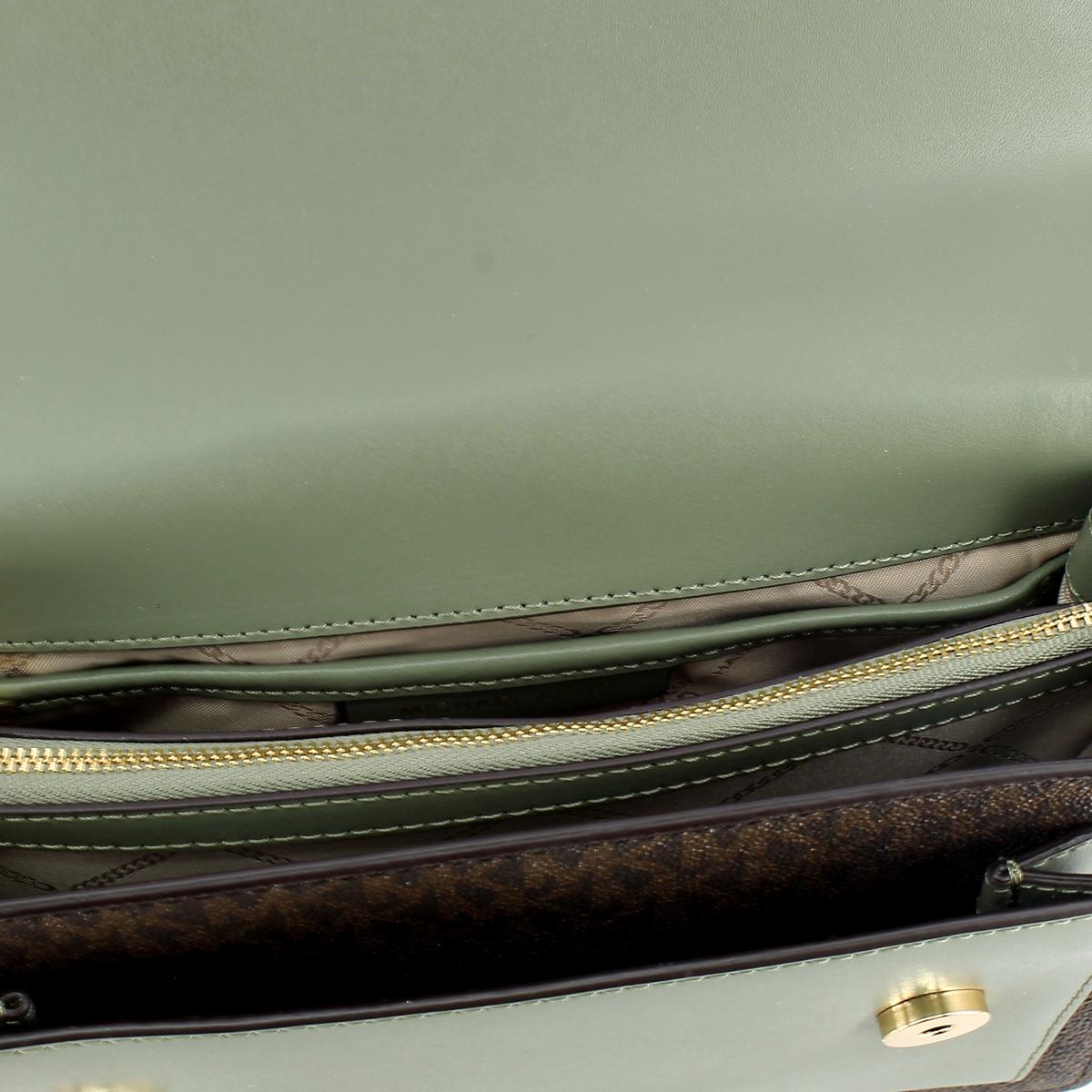 Michael Kors Borsa a tracolla Jade Large logata - 4