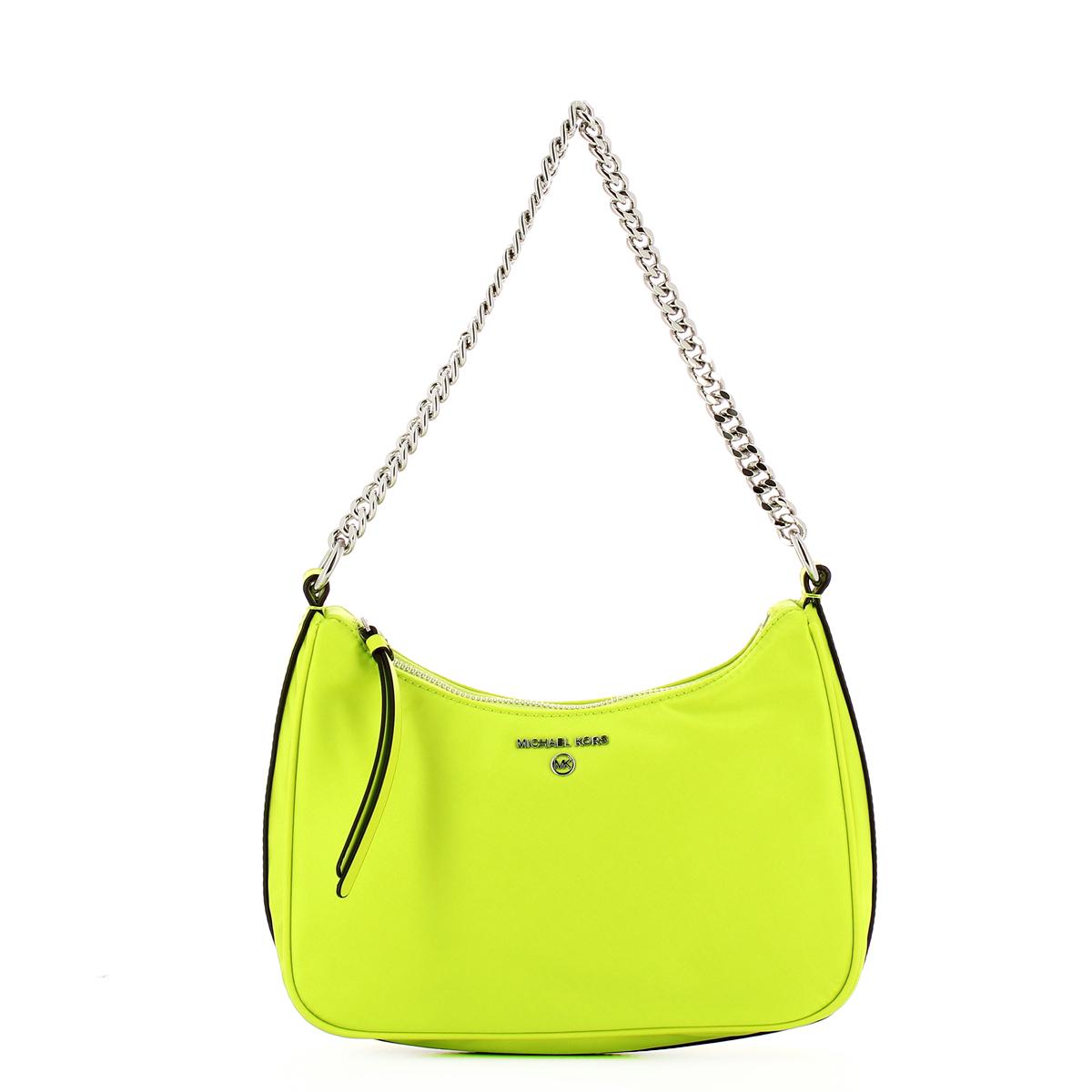 Michael Kors Borsa a spalla Jet Set Charm Medium in Nylon BRT Limenade - 1