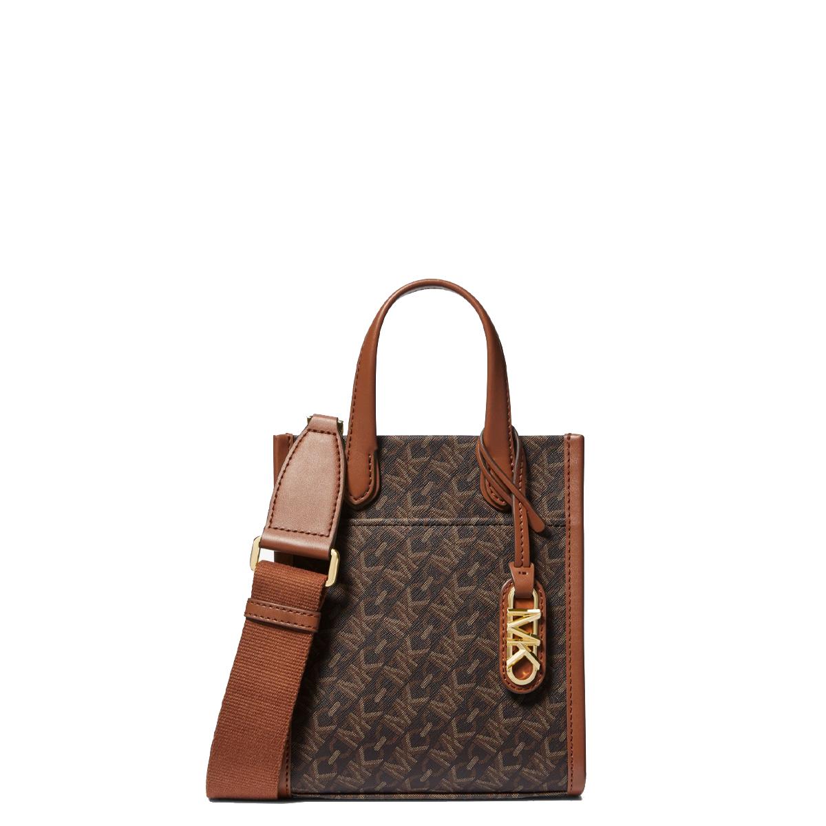 Michael Kors Mini Borsa a mano Gigi XS Brown Luggage - 1