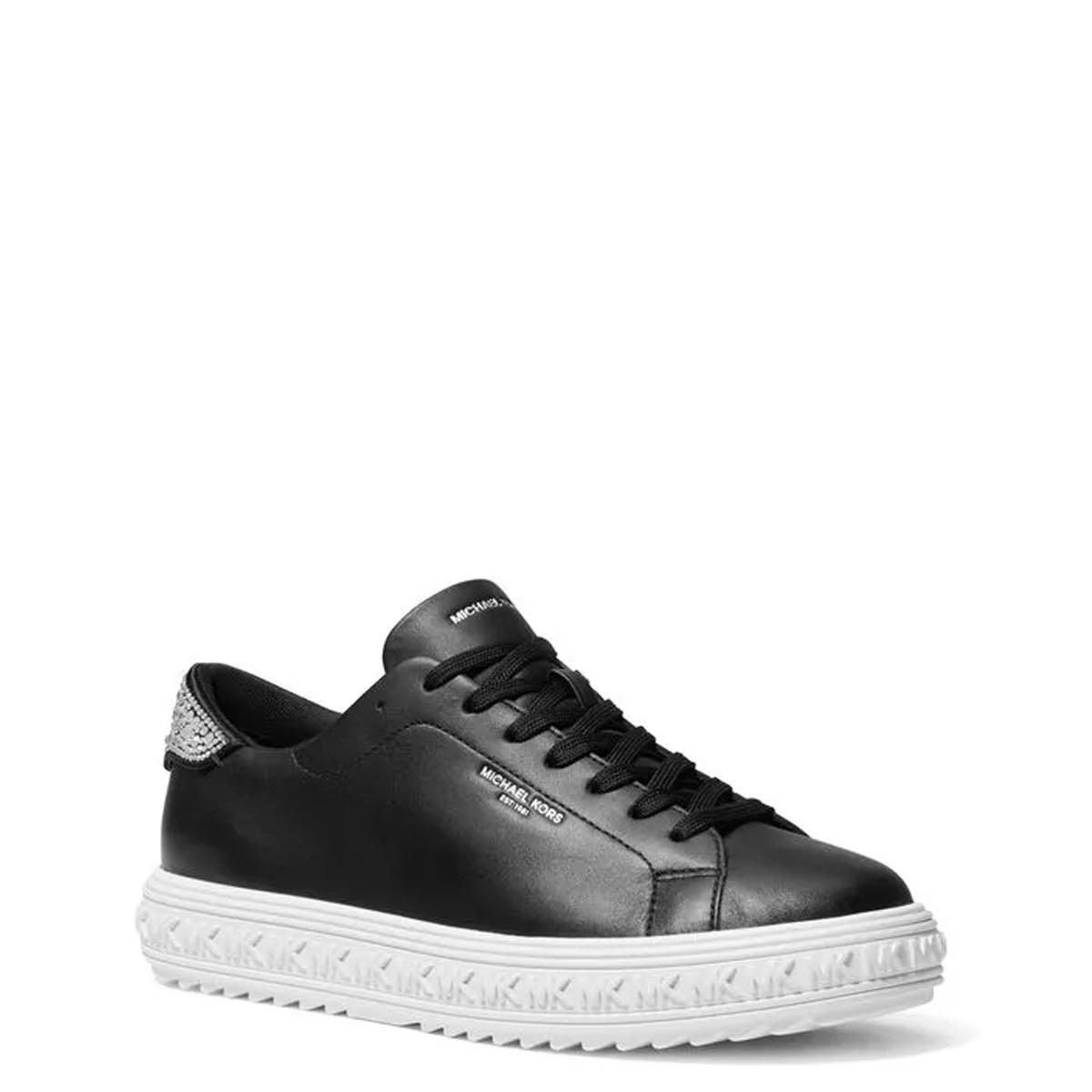 Michael Kors Sneakers Grove in pelle con decorazioni Black - 2