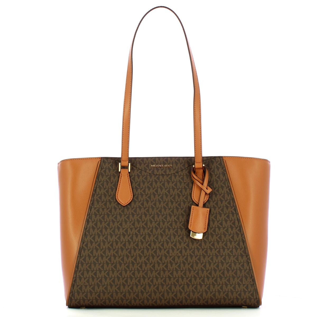 Michael Kors Borsa a spalla Taryn Large Brn Acorn - 1