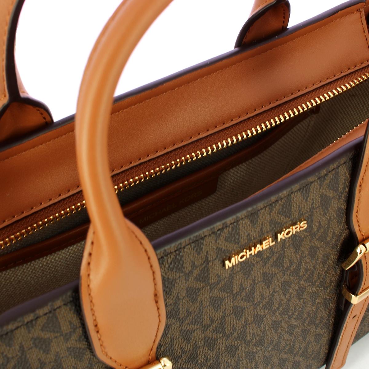 Michael Kors Borsa a mano Moore Small Brn/Acorn - 5