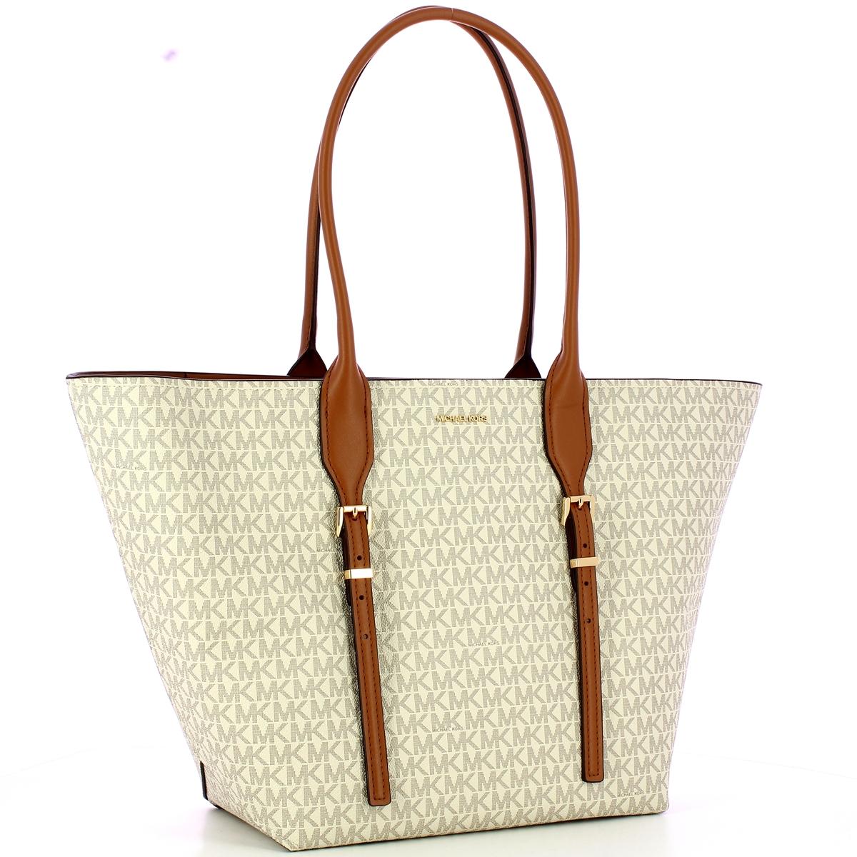 Michael Kors Borsa a spalla Moore Vanilla/Acorn - 2