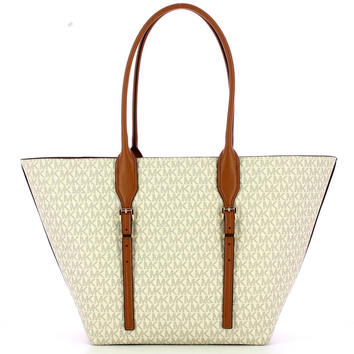 Michael Kors Borsa a spalla Moore Vanilla/Acorn - 3