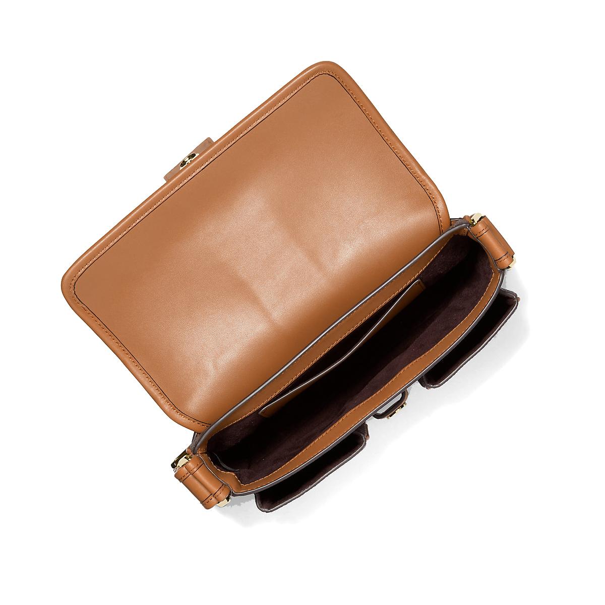 Michael Kors Borsa a spalla Colby Media Brown Acorn - 3