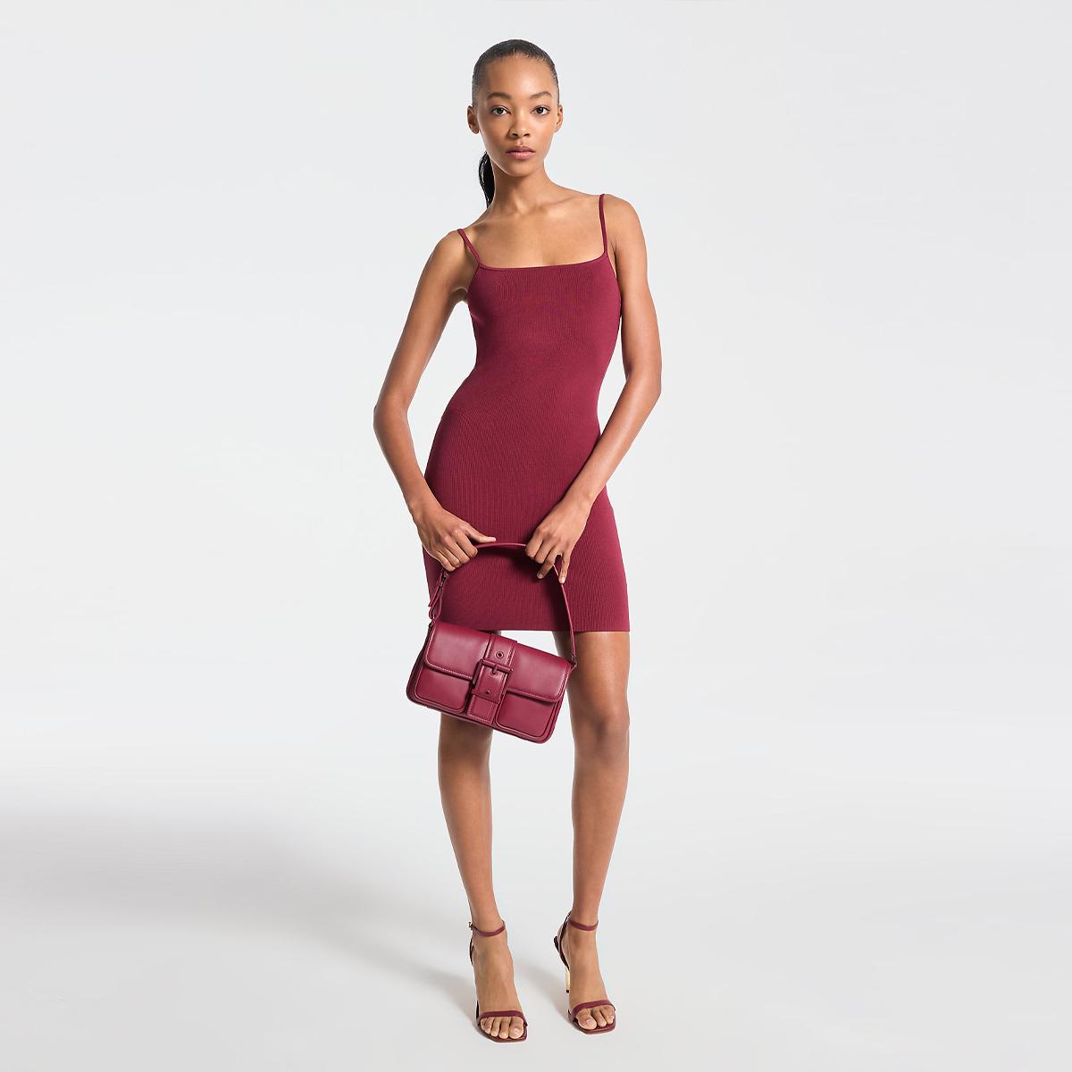 Michael Kors Borsa a spalla Colby Media Mulberry - 4