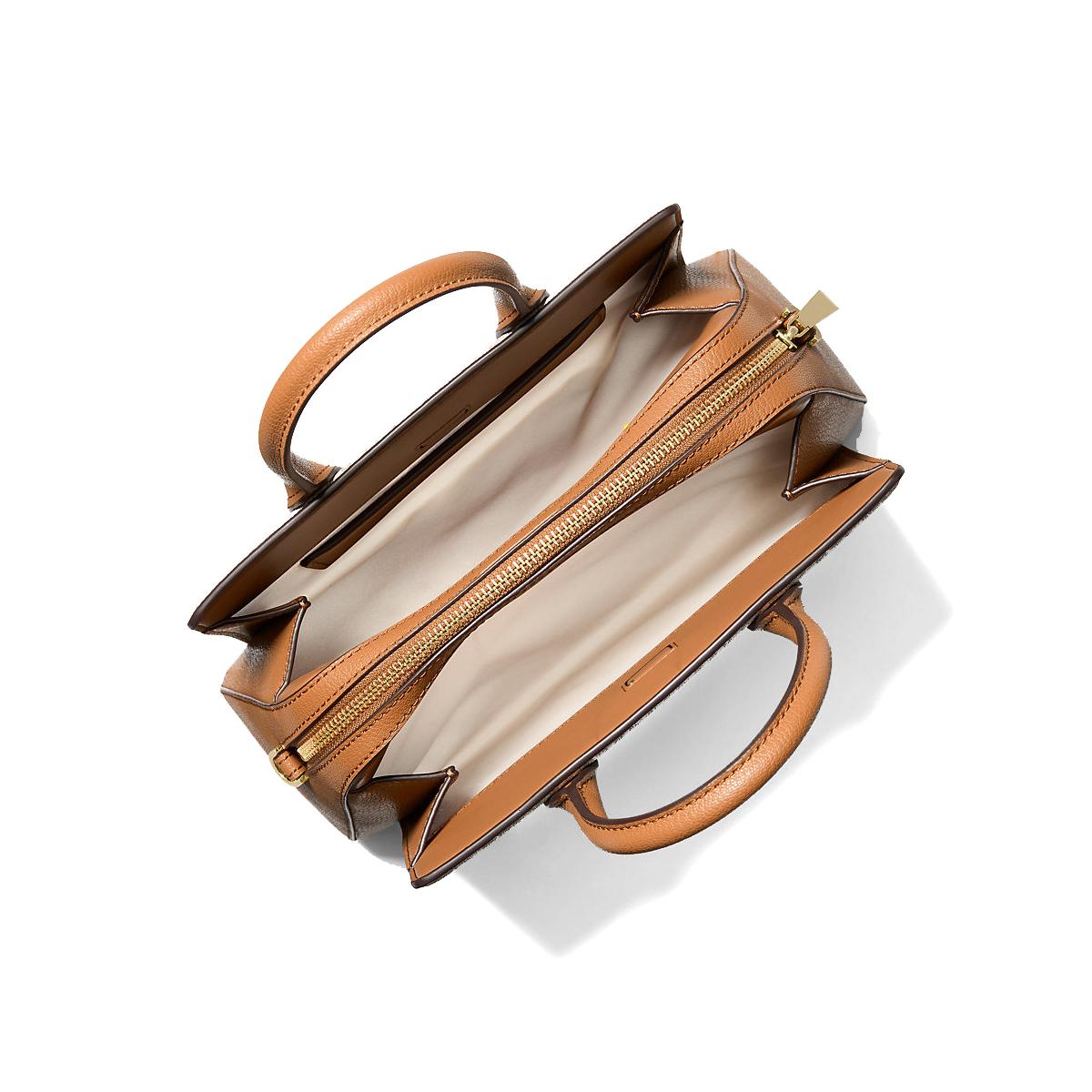 Michael Kors Borsa a mano Laila Piccola Brown Acorn - 3