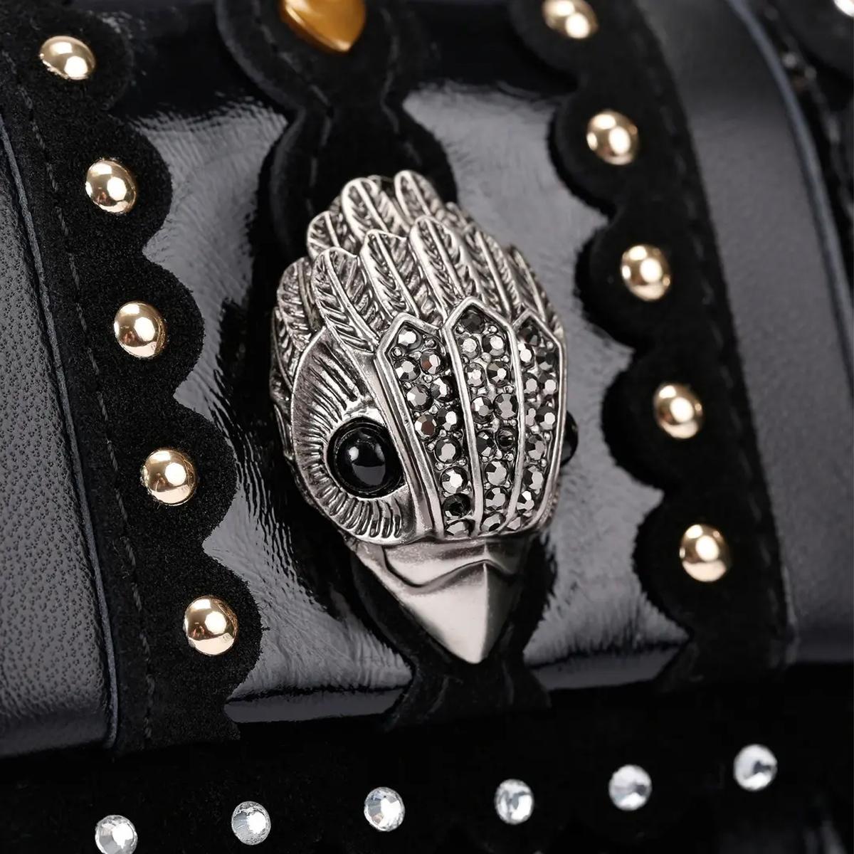 Kurt Geiger Borsa a tracolla Kensington Bag Medium Black Comb - 4