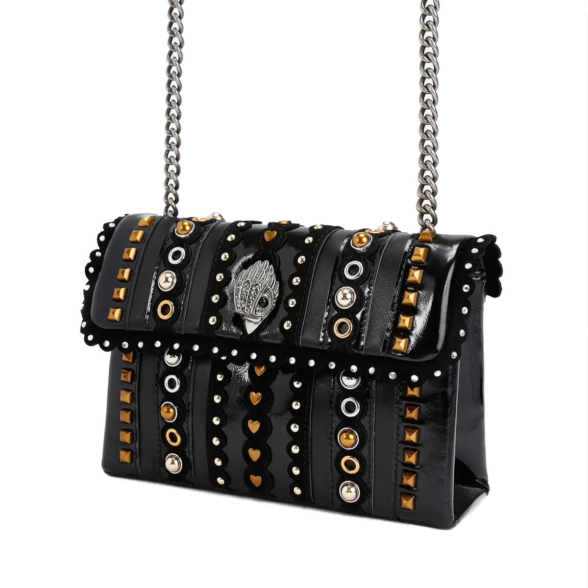 Kurt Geiger Borsa a tracolla Kensington Bag Medium Black Comb - 5