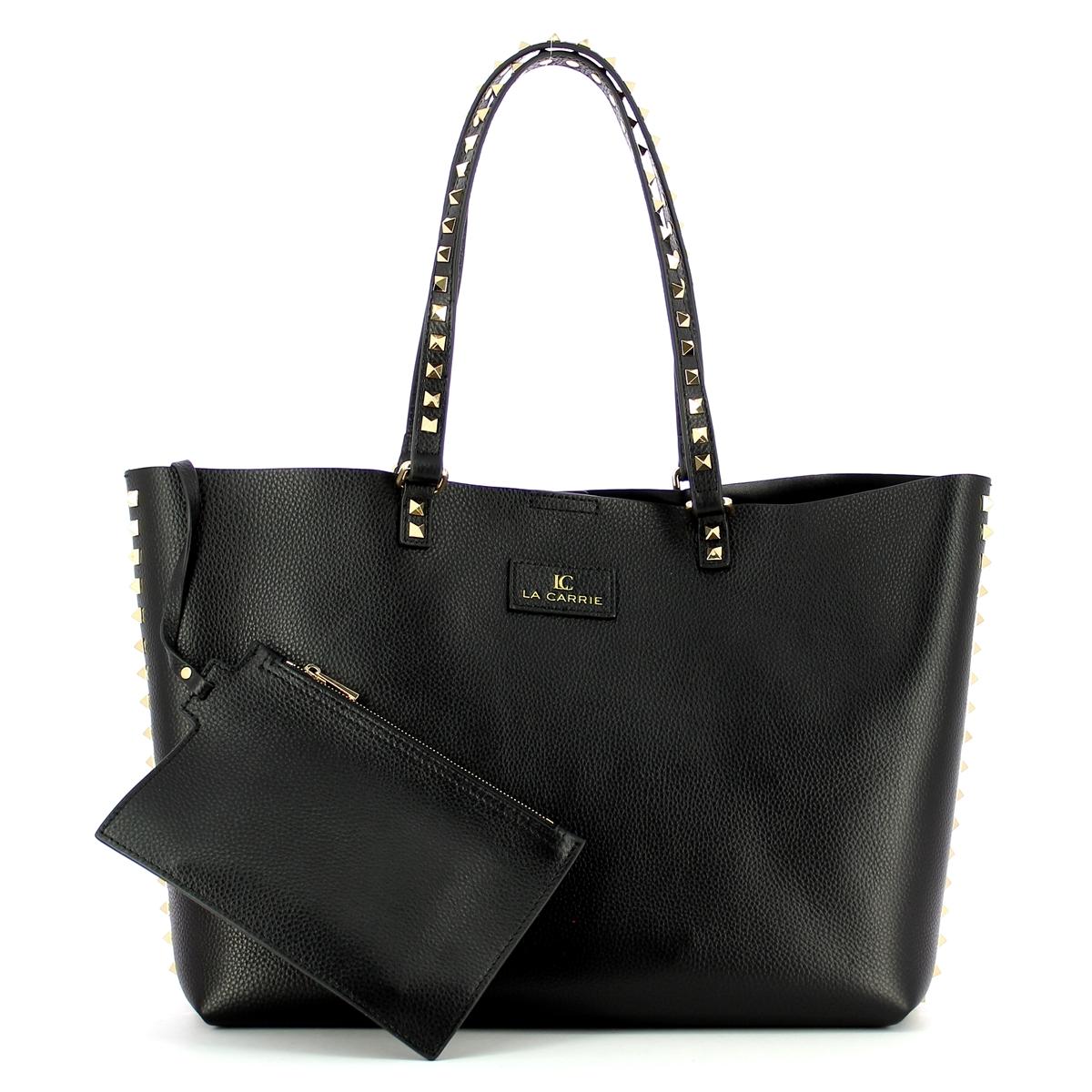 La Carrie Shopper Rose con borchie - 4