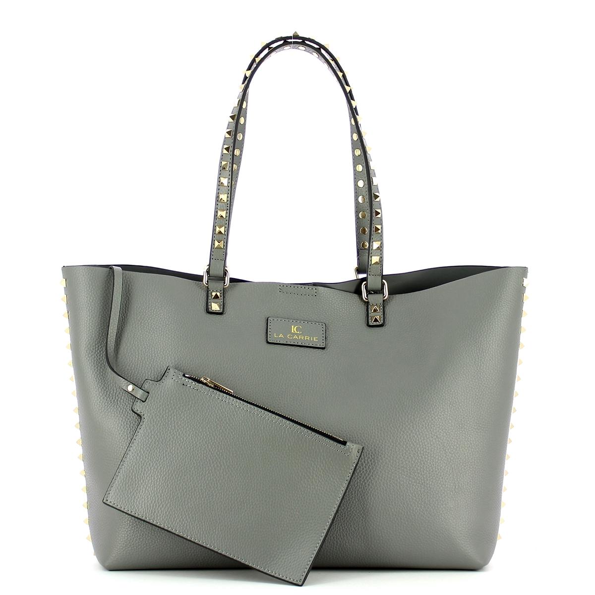 La Carrie Shopper Rose con borchie - 4