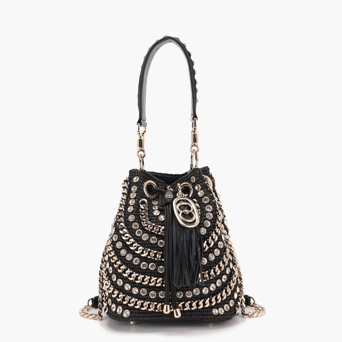 La Carrie Borsa a secchiello Mirror Black - 1