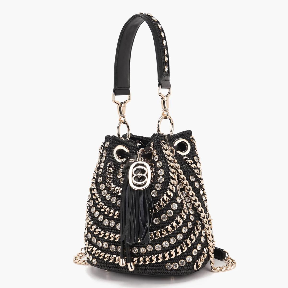 La Carrie Borsa a secchiello Mirror Black - 2