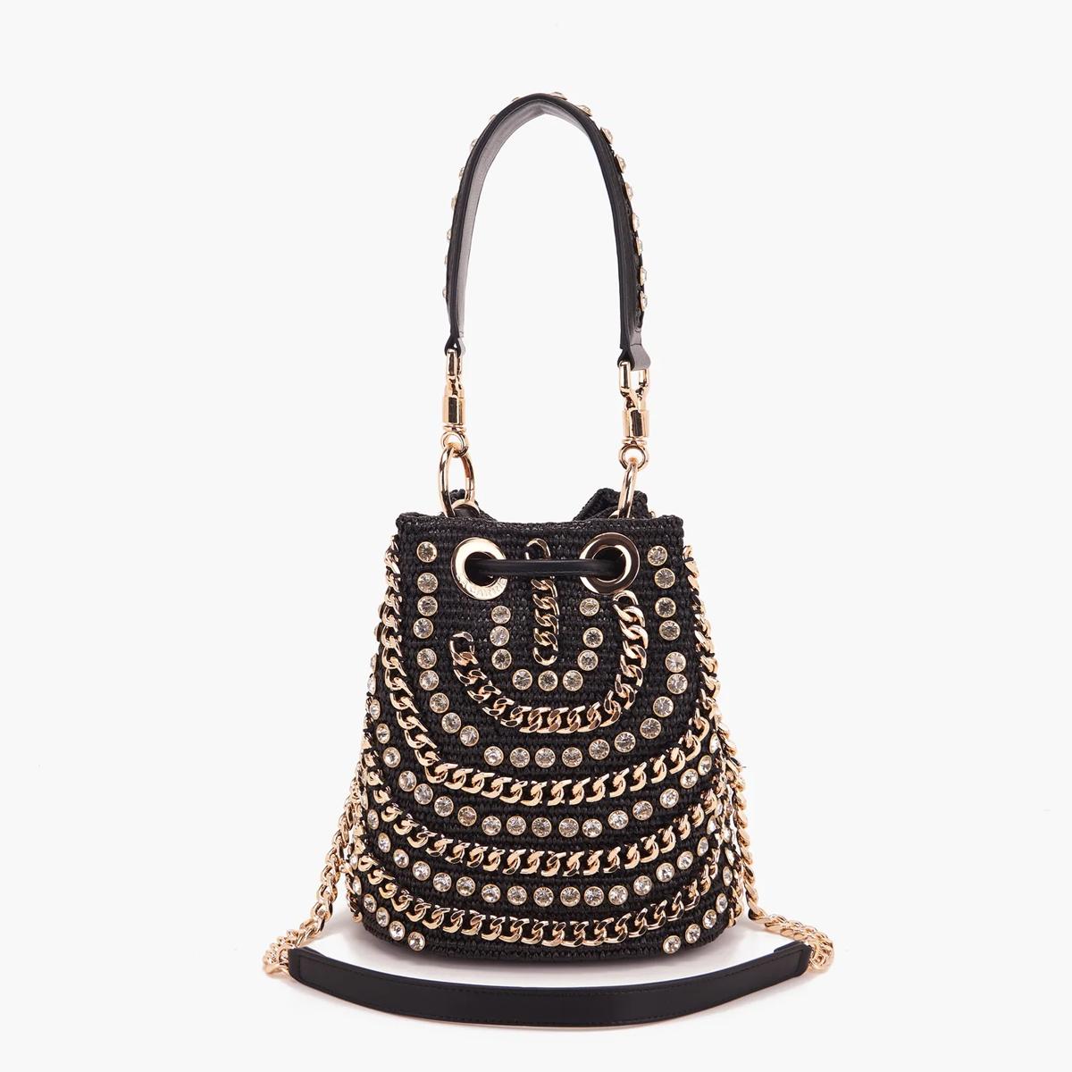 La Carrie Borsa a secchiello Mirror Black - 3