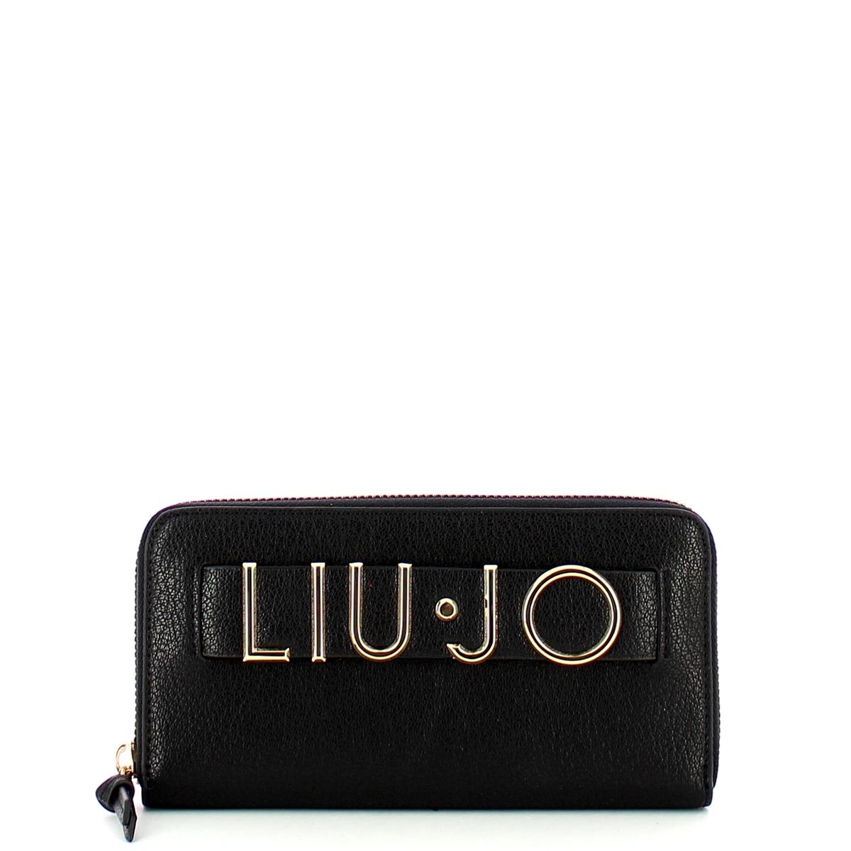 Liu Jo Portafoglio Grande Zip Aorund con fascia logata - 1