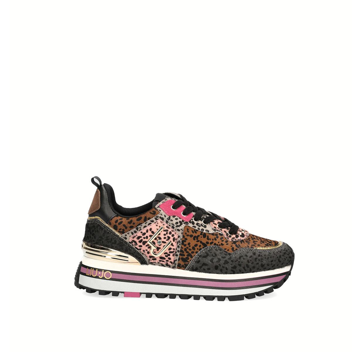 Liu Jo Sneakers Maxi Wonder animalier - 1