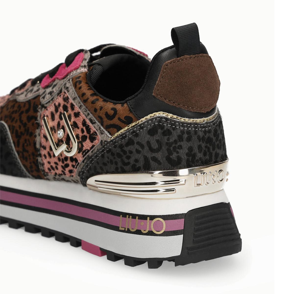 Liu Jo Sneakers Maxi Wonder animalier - 4