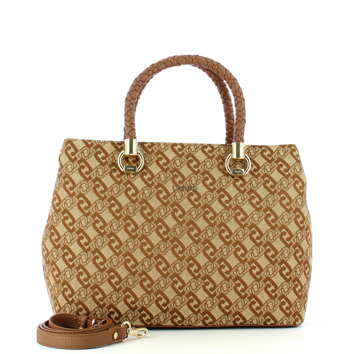 Liu Jo Borsa a mano Large logata con manici intrecciati - 4
