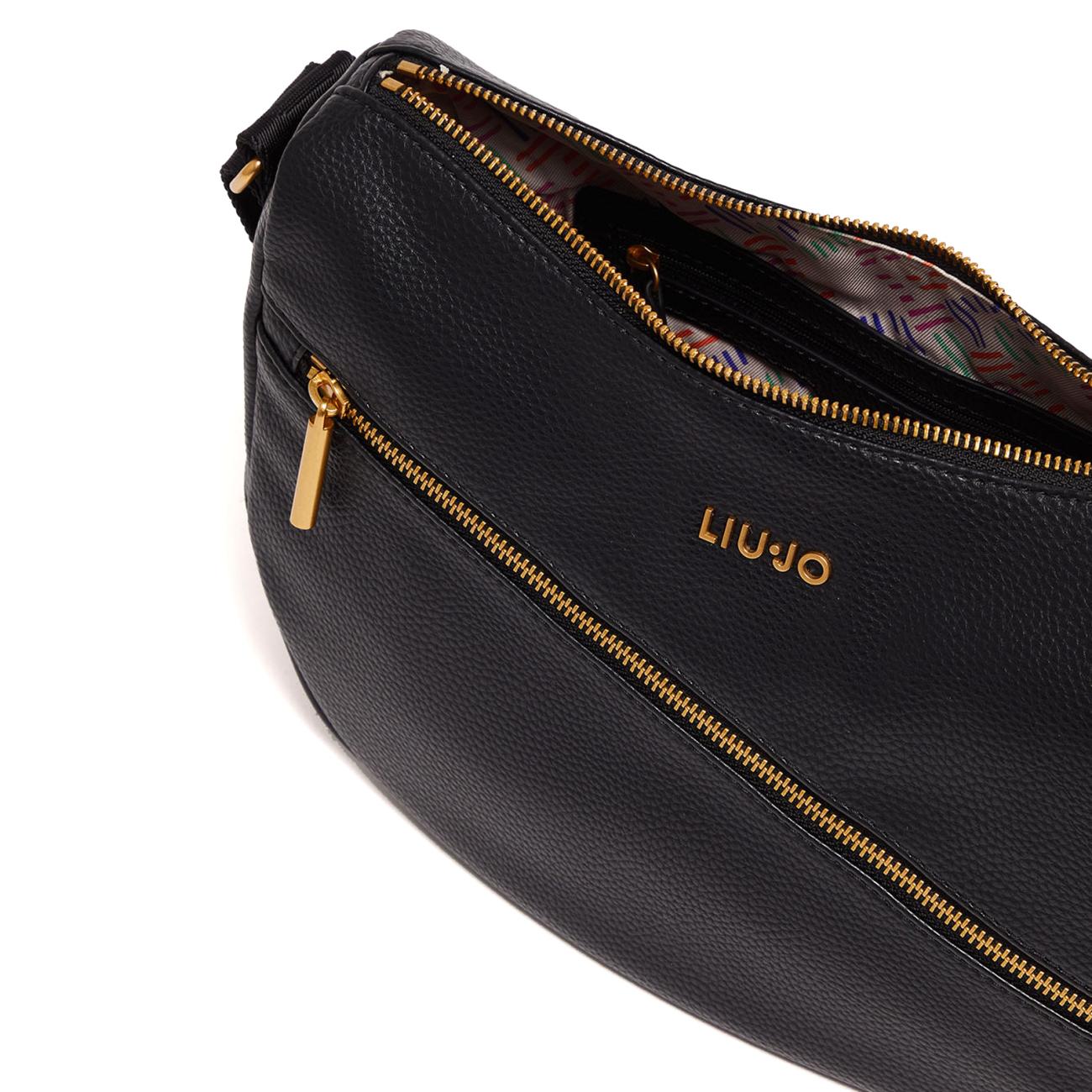 Liu Jo Borsa a mezzaluna Medium Ecosostenibile Nero - 5