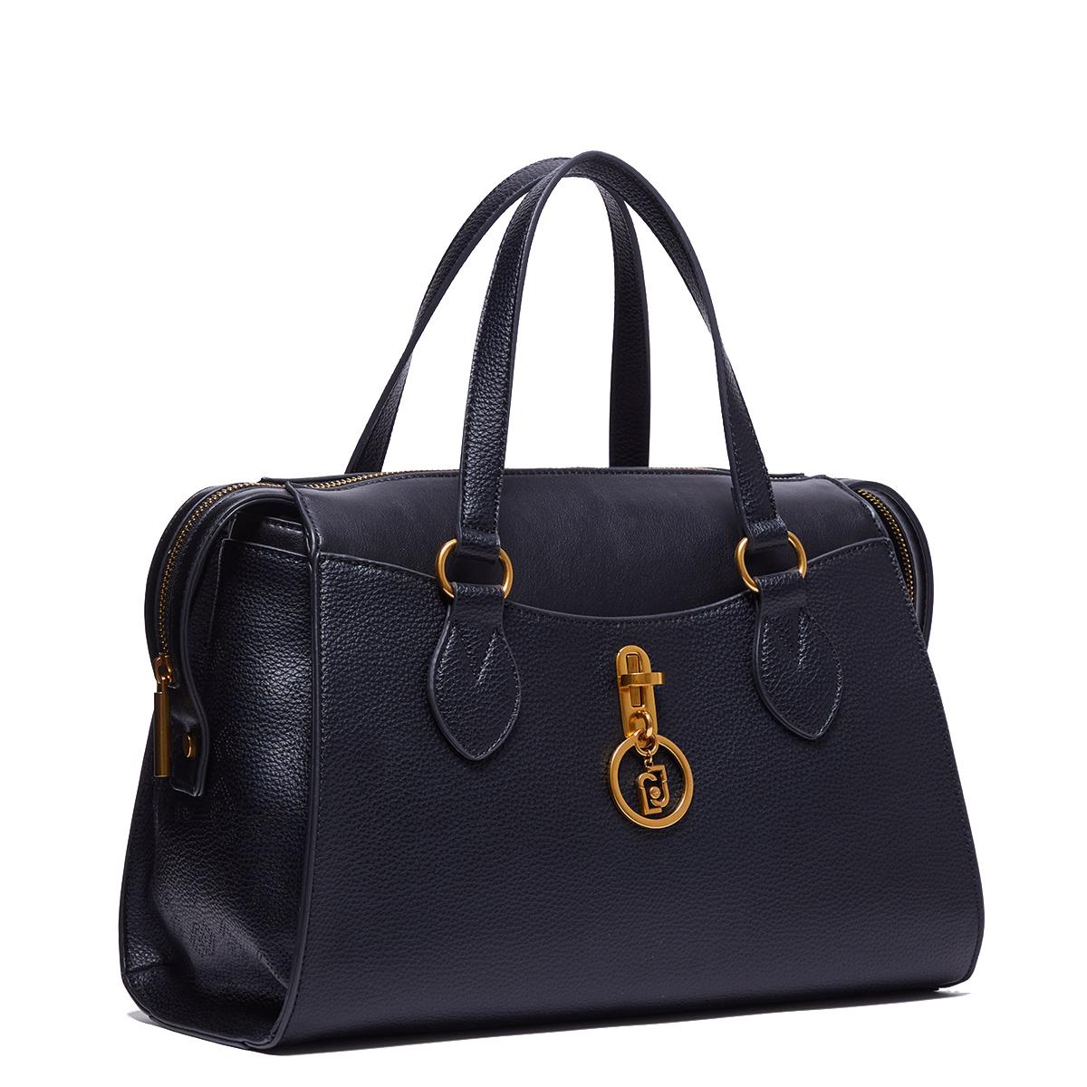 Liu Jo Borsa a mano Ecosostenibile con charm Black - 2