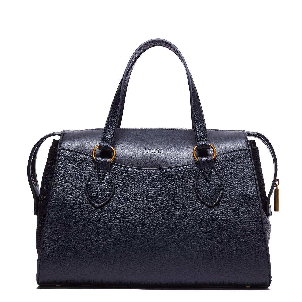 Liu Jo Borsa a mano Ecosostenibile con charm Black - 3